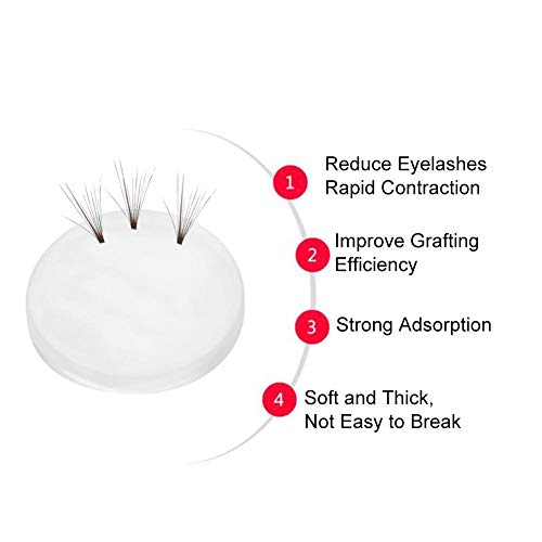 Silicone Eyelash Extension Adhesive Stand Holder Pallet Eyelash Pad Glue Pall...