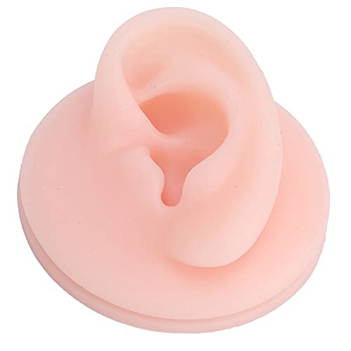 TMISHION Professional Soft Silicone Ear Model Fake Ear Display Sample Ear Acu...