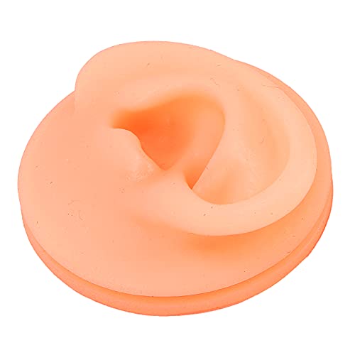 TMISHION Silicone Ear Acupuncture Practice Model Reusable Simulation Ear Disp...