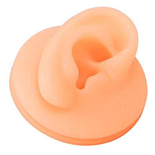 TMISHION Silicone Ear Acupuncture Practice Model Reusable Simulation Ear Disp...