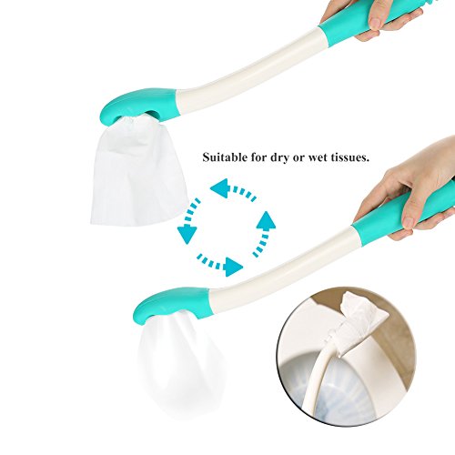 Toilet Aids Tools For Wiping, Long Reach Comfort Wipe, Long Handle Reach Comf...