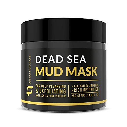Dead Sea Mud Mask - Enhanced with Collagen - Reduces Blackheads, Pores, Acne,...