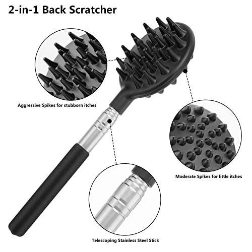 Oversized Telescoping Back Scratcher, Tnvee Upgraded Portable Extendable Back...