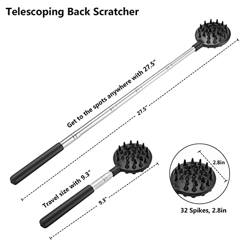 Oversized Telescoping Back Scratcher, Tnvee Upgraded Portable Extendable Back...