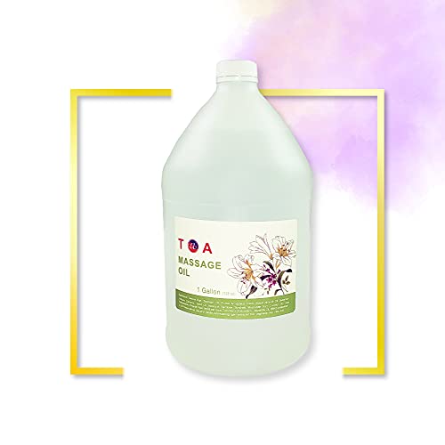 TOA Supply Soothing Hydrating Natural Body Spa Massage Oil Unscented Case of ...