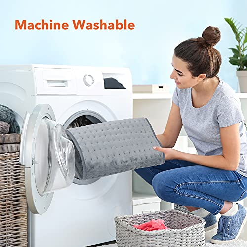 Toberto Heating Pad for Back Pain Relief Ultra Soft 12"x24" Large Electric He...