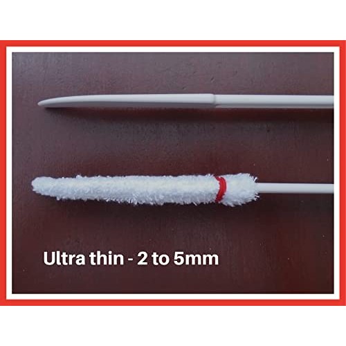 Long handle foot brush - toe towel care aid to CLEAN + DRY between ALL TOES a...