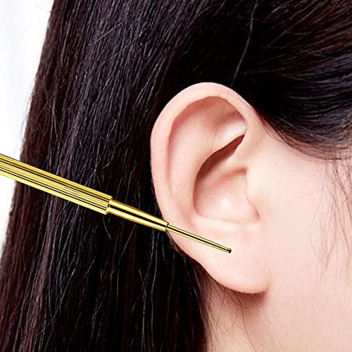 4pcs Electronic Acupuncture Pen Needle Ear Seeds Kit Therapy Heal Massage Mer...