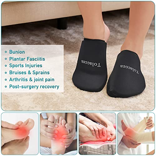 Foot Ice Pack for Toes,Reusable Gel Ice Pack for Hot and Cold Therapies,Flexi...