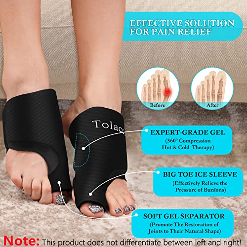 Foot Ice Packs Big Toe for Pain Relief, Flexible Cold Pack for Bunion Relief,...