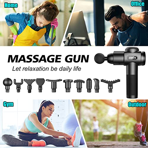 TOLOCO Massage Gun, Upgrade Percussion Muscle Massage Gun for Athletes, Handh...