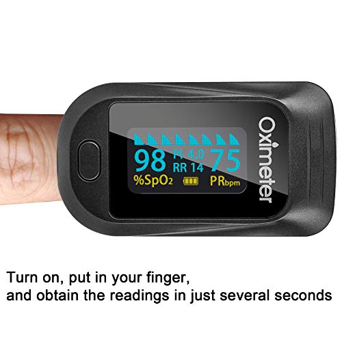 Tomorotec Fingertip Pulse Oximeter, Accurate Blood Oxygen Saturation Level (S...