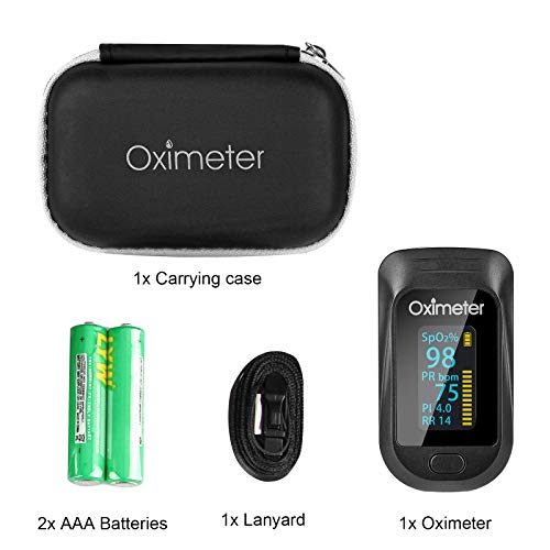 Tomorotec Fingertip Pulse Oximeter, Accurate Blood Oxygen Saturation Level (S...