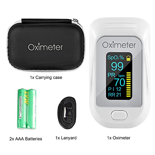 Tomorotec M130 Fingertip Pulse Oximeter Accurate Blood Oxygen Saturation Leve...