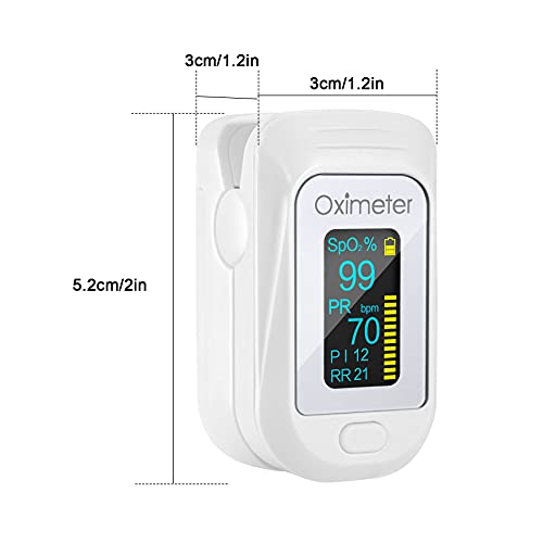 Tomorotec M130 Fingertip Pulse Oximeter Accurate Blood Oxygen Saturation Leve...