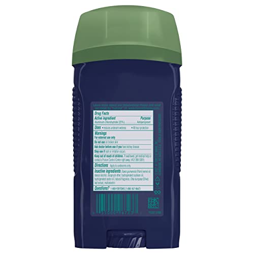 Tom's of Maine Antiperspirant Deodorant for Men, North Woods, 2.8 oz. 3-Pack