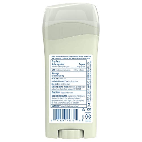 Tom's of Maine Antiperspirant Deodorant for Women, Coconut Lavender, 2.25 oz....