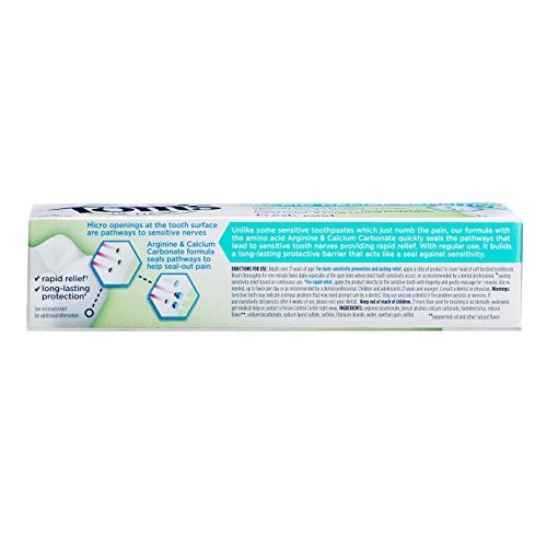 Tom's of Maine Fluoride-Free Rapid Relief Sensitive Toothpaste, Fresh Mint, 4...