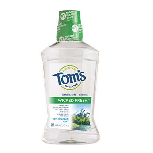 Tom's of Maine Natural Wicked Fresh! Alcohol-Free Mouthwash, Cool Mountain Mi...
