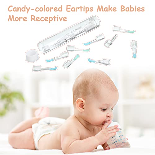 20 Pieces Replacement Ear Cleaner Tips Silicone Ear Spoon Reusable Ear Spoon ...