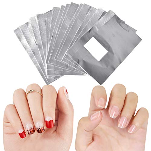 Tongcloud Nail Polish Remover Nail Foil Wraps Nail Gel Remover Soak Off Foils...