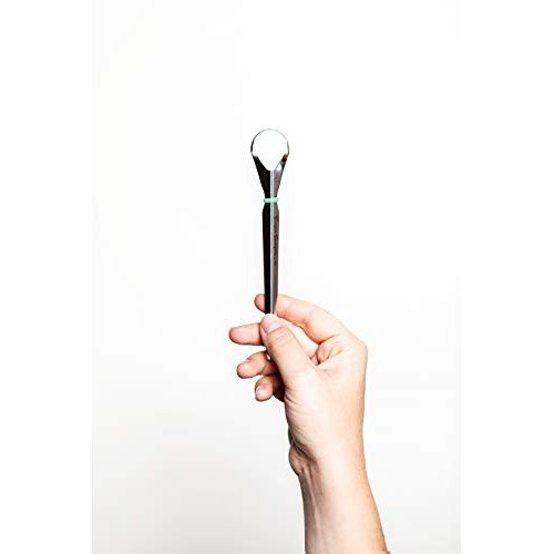 Tongue Sweeper Model P Medical Grade, Dishwasher Safe, Stainless Steel Tongue...