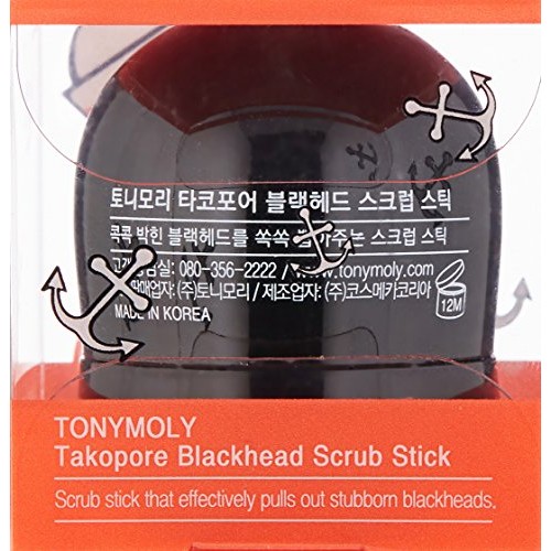 TONYMOLY Tako Pore Black Head Scrub Stick