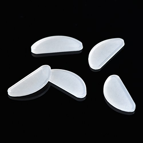 TOODOO 18 Pairs Eyeglasses Nose Pads Glasses Adhesive Silicone Anti-Slip Nose...