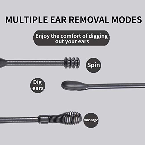 TOOKICH Earwax Removal kit, Ear Wax Removal 6-in-1 Ear Pick Tools Reusable Ea...