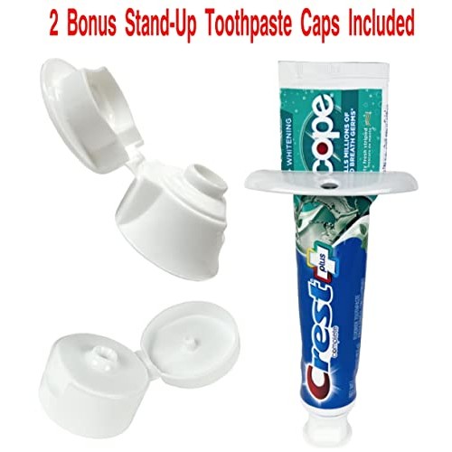 (2-Pak) Toothpaste Buddy- Self Sealing Toothpaste Dispenser. Included is 2 Se...
