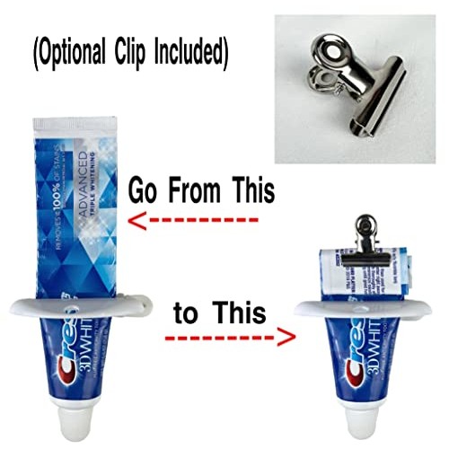(2-Pak) Toothpaste Buddy- Self Sealing Toothpaste Dispenser. Included is 2 Se...