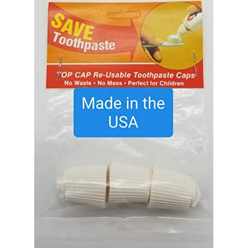 TOP CAP, The Original Self Closing Dispenser Cap for squeezable products, 3 Pack
