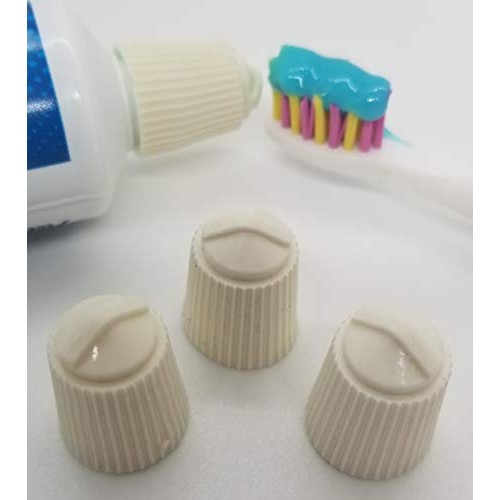 TOP CAP, The Original Self Closing Dispenser Cap for squeezable products, 3 Pack