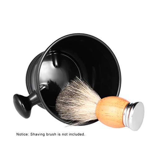 TOPBATHY Plastic Shaving Brush Bowl with Handle Soap Mug Face Cleaning Foam B...