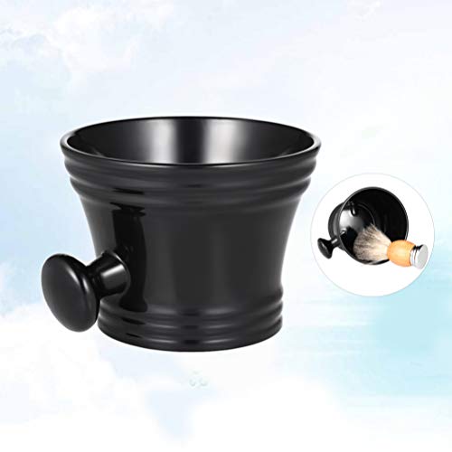TOPBATHY Plastic Shaving Brush Bowl with Handle Soap Mug Face Cleaning Foam B...