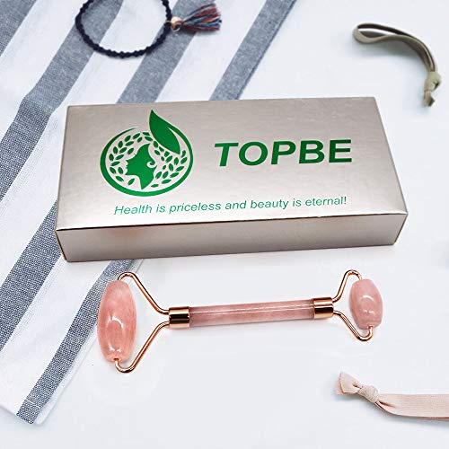 TOPBE Natural Jade Roller For Face - Best Face Roller to Improve the Appearan...