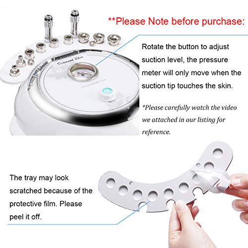3 in 1 Diamond Microdermabrasion Machine, TopDirect Facial Skin Care Salon Eq...