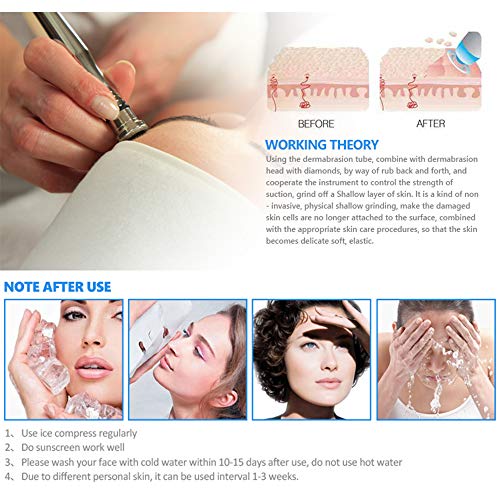 3 in 1 Diamond Microdermabrasion Machine, TopDirect Facial Skin Care Salon Eq...