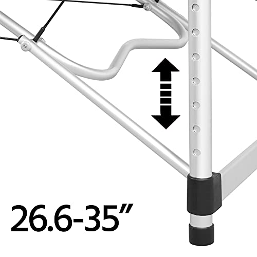 Topeakmart Portable Massage Table Aluminum Spa Bed Therapy Table Height Adjus...