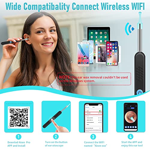 Ear Wax removel Kit Ear Camera and Wax Remover Ear Light Otoscope 2022 Newest...