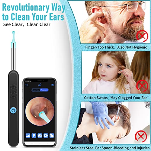 Ear Wax removel Kit Ear Camera and Wax Remover Ear Light Otoscope 2022 Newest...