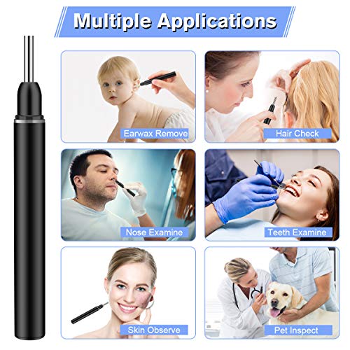 Topicy Ear Wax Removal Tool, Ear Cleaner with Camera, 1080P FHD Ear Wax Remov...