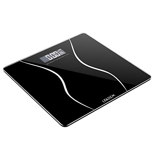 TOPINCN Slim Waist Pattern Personal Scale Weighing Bathroom Scales Body Weigh...