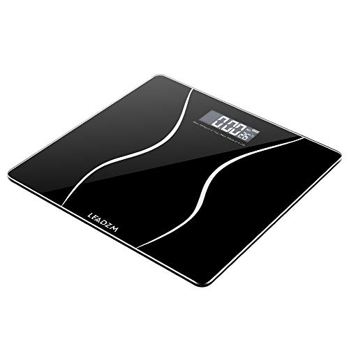TOPINCN Slim Waist Pattern Personal Scale Weighing Bathroom Scales Body Weigh...