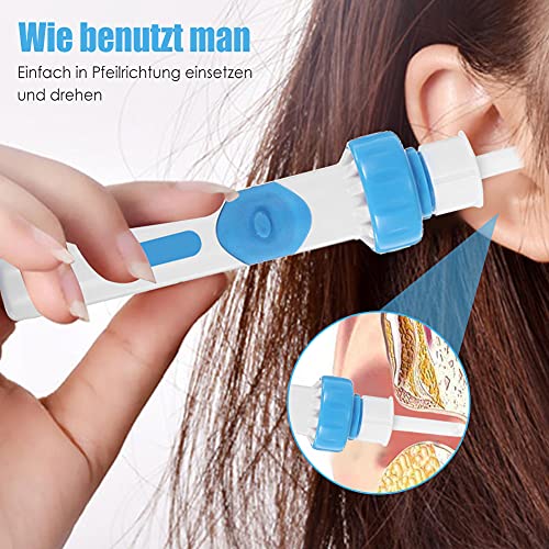 Earwax Removal Kit, Ear Cleaner, Portable Automatic Electric Vacuum Ear Wax, ...