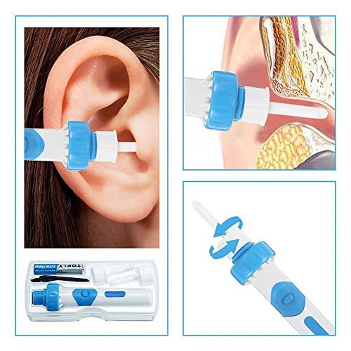 TOPJESS Ear Wax Removal Kit, Ear Cleaner, Portable Automatic Electric Vacuum ...