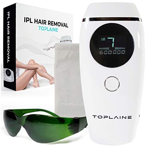 Toplaine Laser Hair Removal Device - Potent 600.000 IPL Permanent Hair Remove...