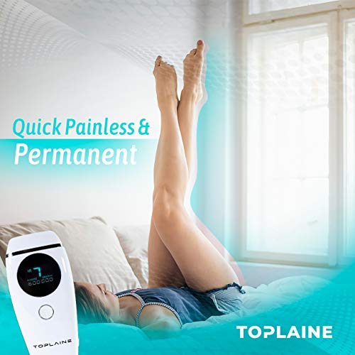Toplaine Laser Hair Removal Device - Potent 600.000 IPL Permanent Hair Remove...