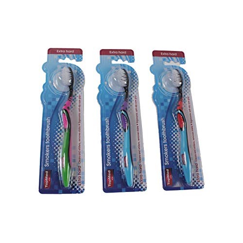 Top Med ETS Smokers Toothbrush Extra Hard ( Color May Vary )