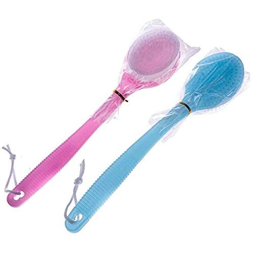 TopNotch Brush with Long Handle - 2 Pack Bath Shower Brushes